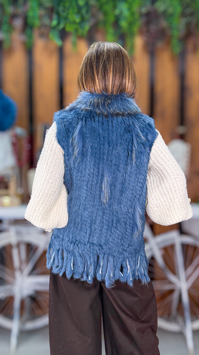 Chaleco piel zorro