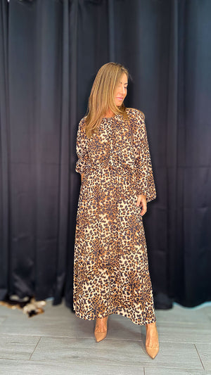 Vestido animal print