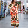 Cargar imagen en el visor de la galería, Vestido etnico tierra
