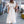 Vestido blanco volumen