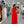 Vestido rojo drapeado