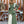 Chaqueta verde y blanca