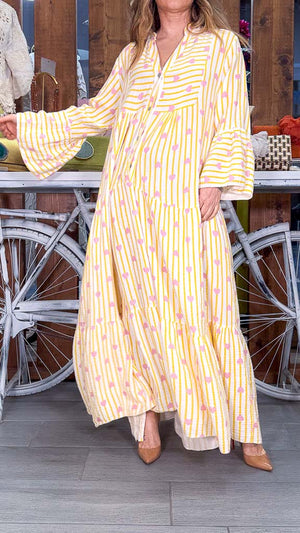 Vestido oversize corazones