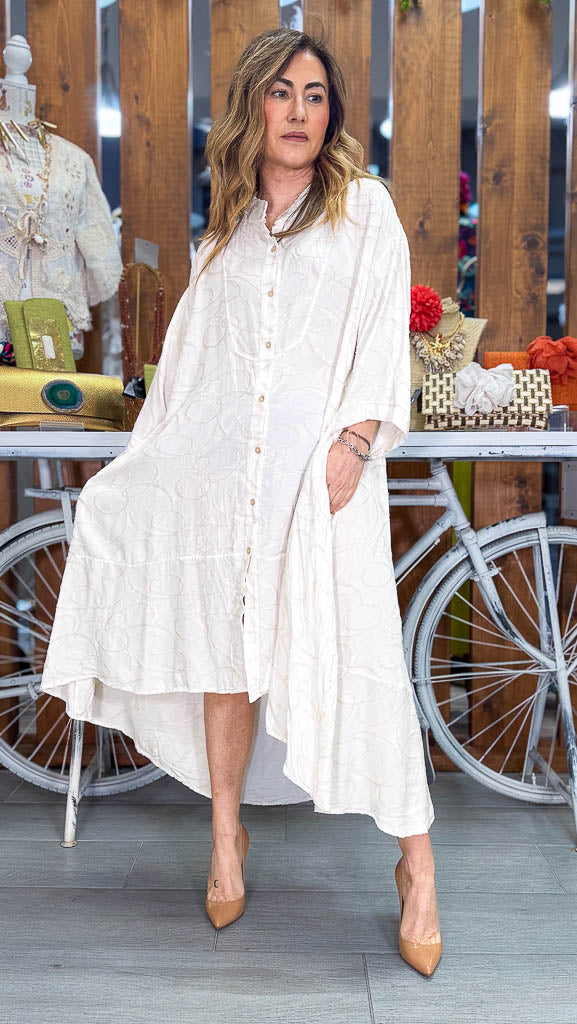 Vestido asimétrico oversize