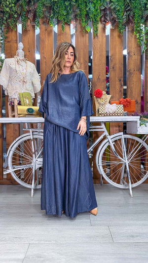 Blusa vaquera oversize