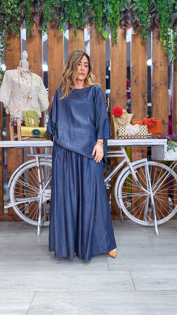 Blusa vaquera oversize