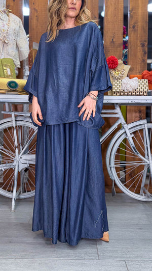 Blusa vaquera oversize
