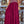 Vestido largo burdeos