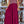 Vestido largo burdeos