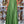 Vestido verde raso