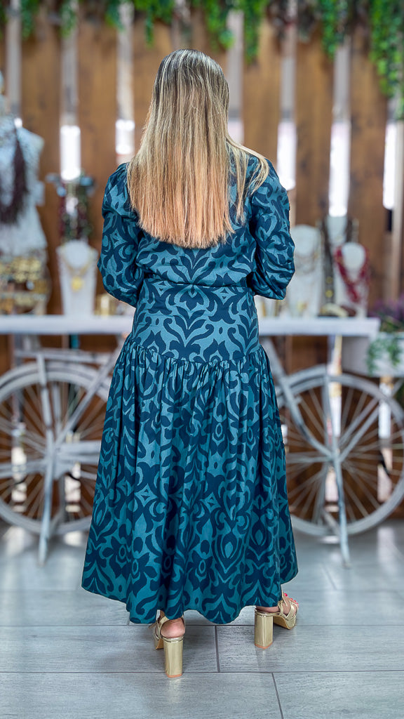 Conjunto aguamarina