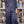 Pantalón bombacho cuadros azul