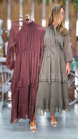 Vestido gasa autum