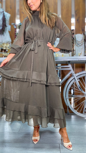 Vestido gasa autum