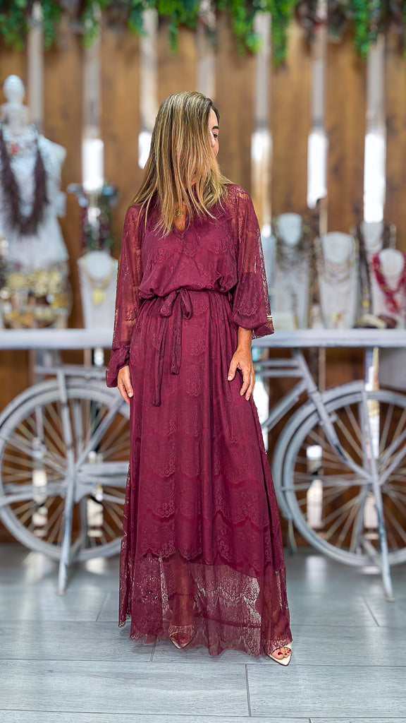 Vestido encaje autum