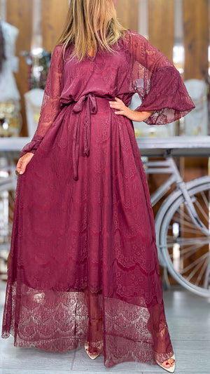 Vestido encaje autum