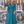 Vestido aguamarina abullonada