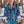 Chaqueta terciopelo estampada