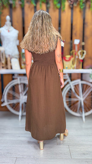 Vestido tirante ancho