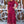 Vestido gasa granate