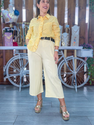 Pantalón cropped