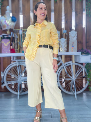 Pantalón cropped