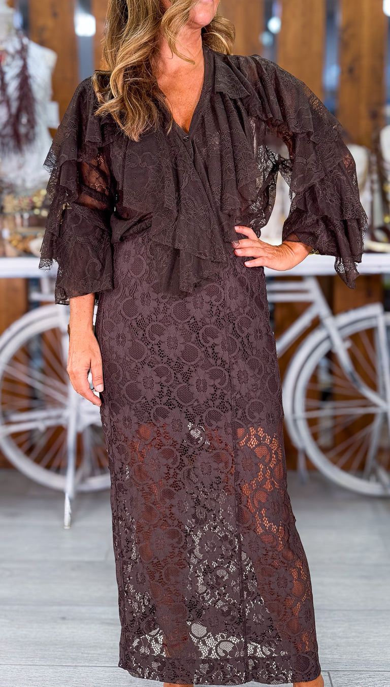Camisa de encaje autum