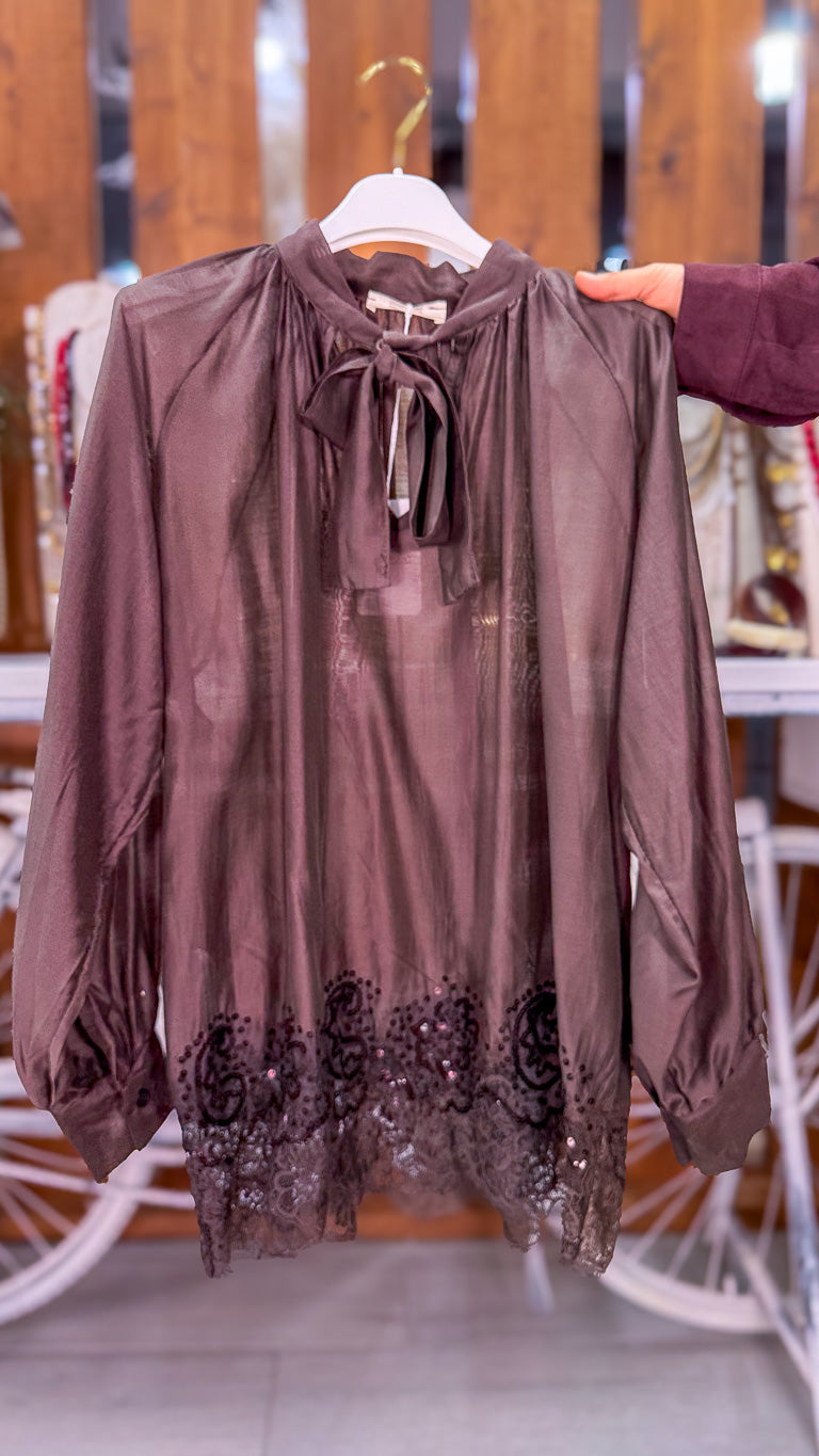 Camisa lentejuelas autum