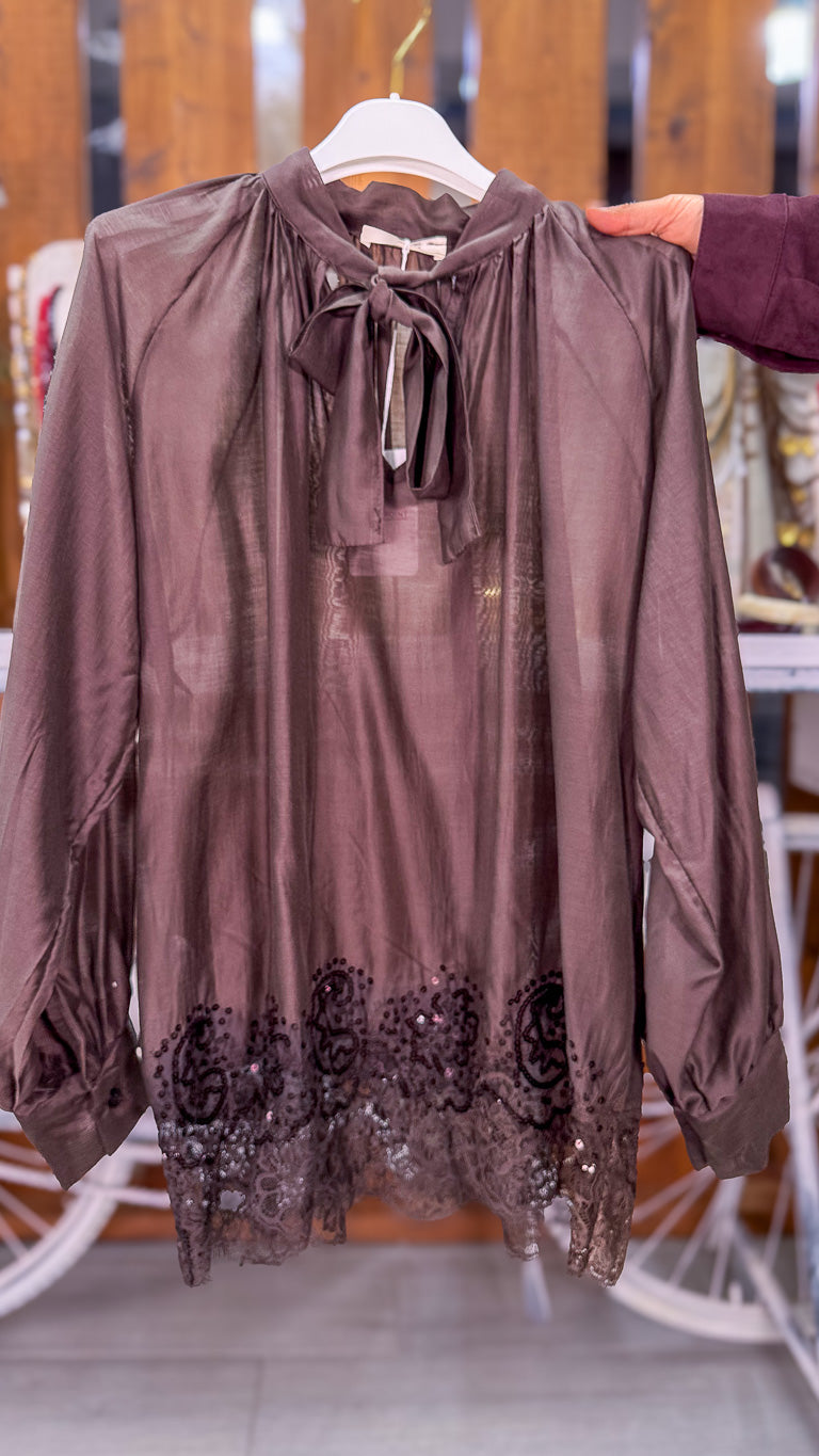 Camisa lentejuelas autum