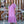 Vestido lila abullonado