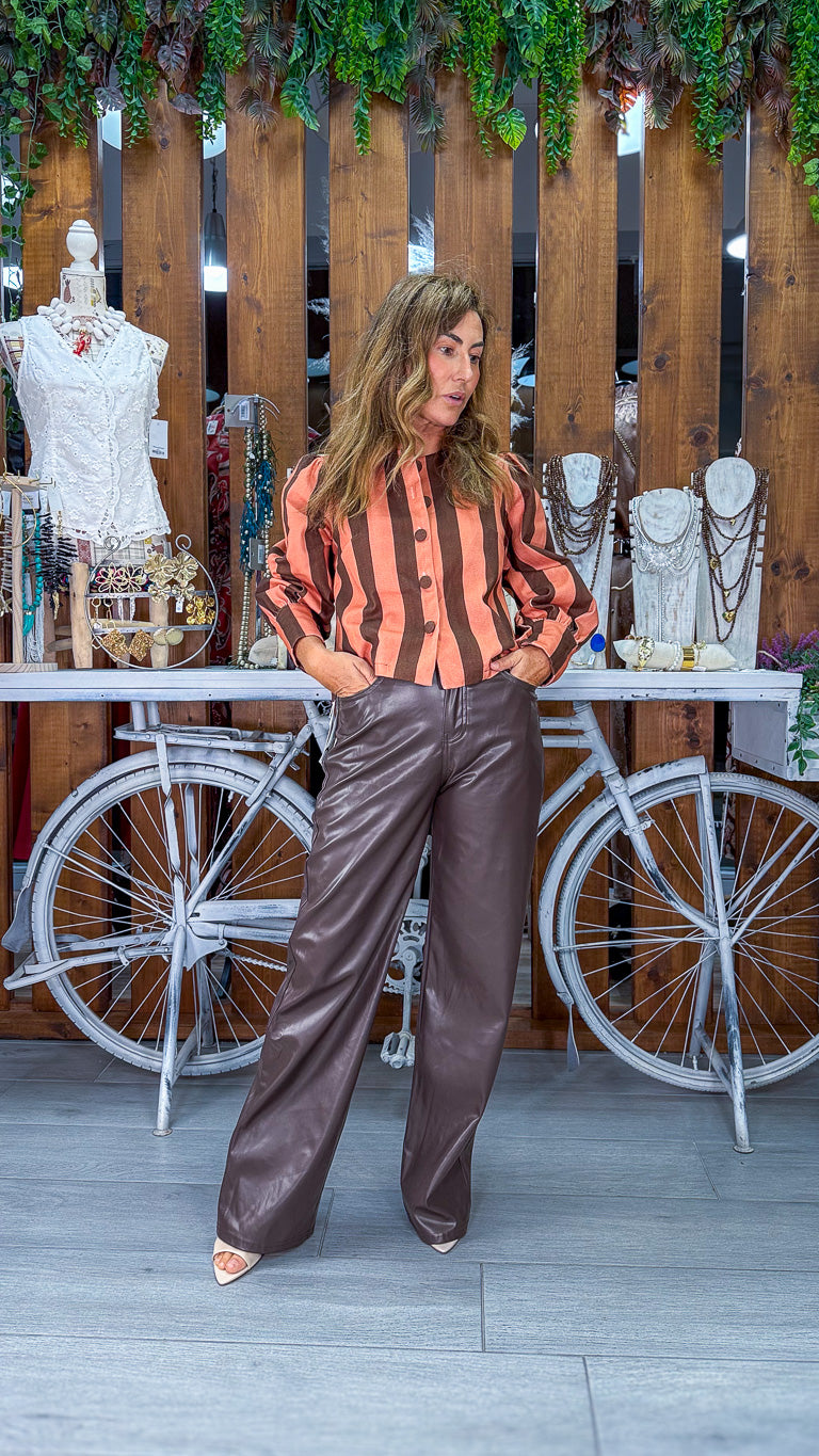 Pantalón polipiel autum