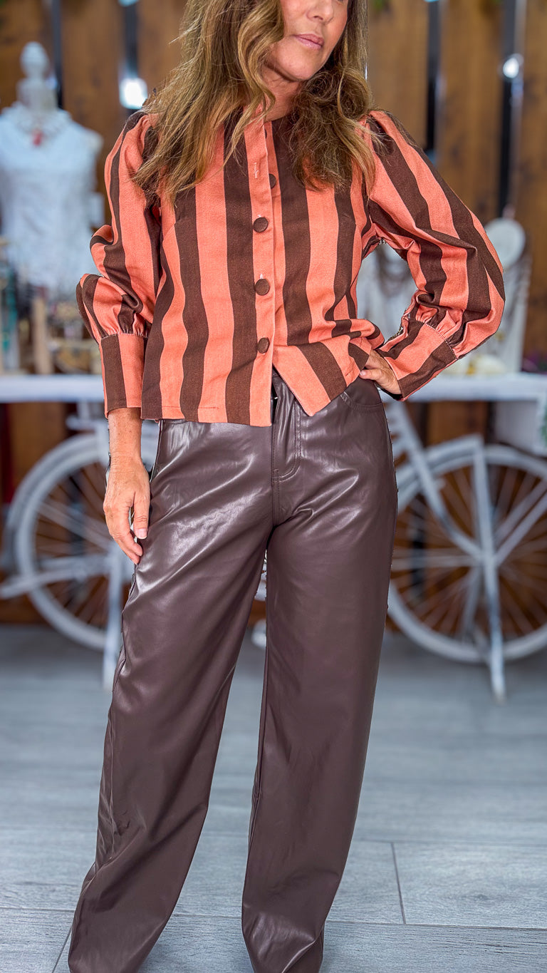 Pantalón polipiel autum