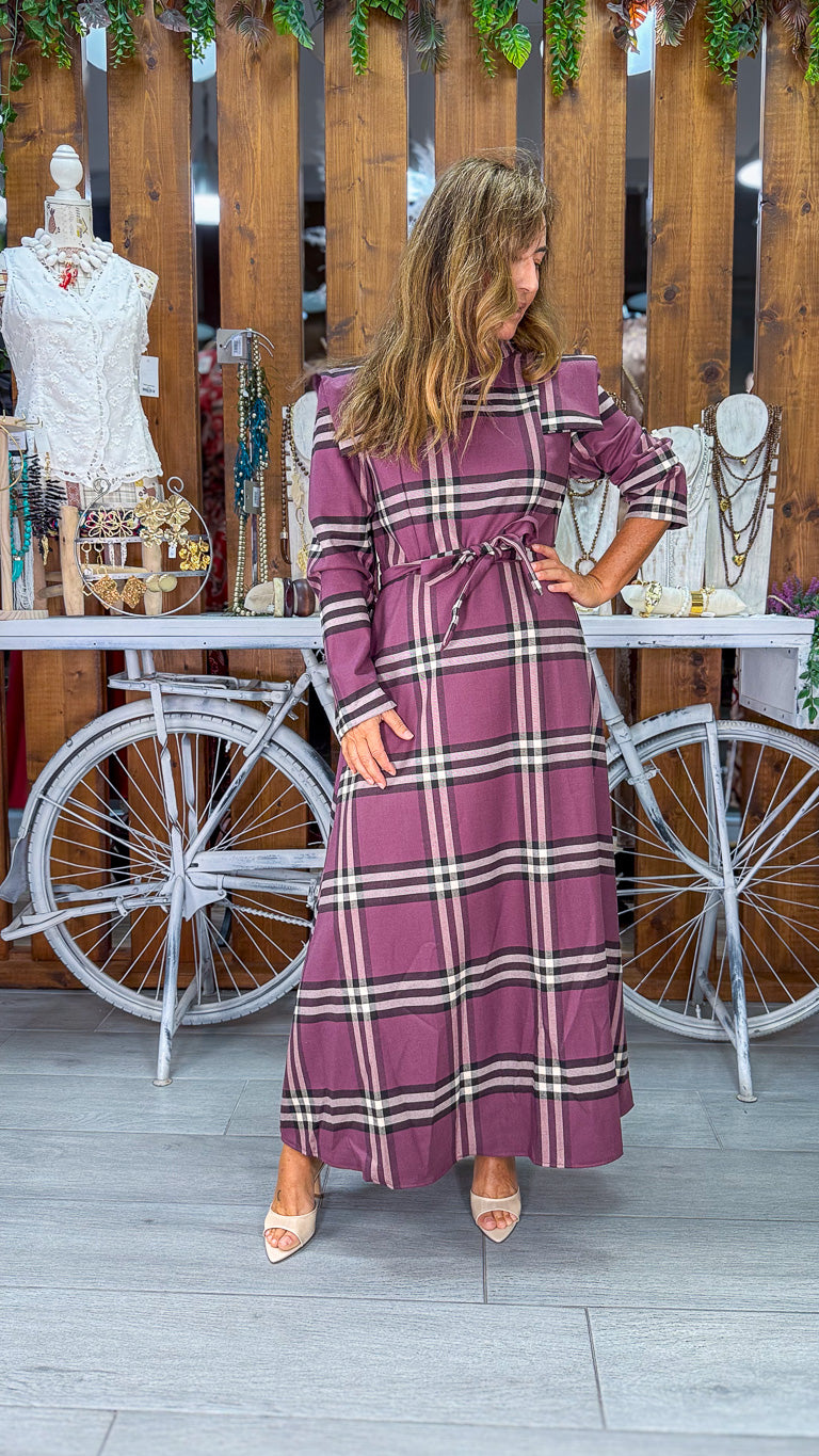 Vestido malva