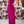 Vestido gala buganvilla