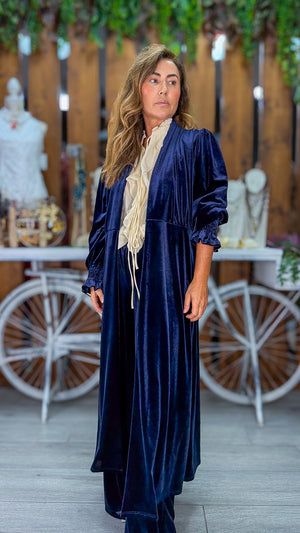 Kimono terciopelo autum