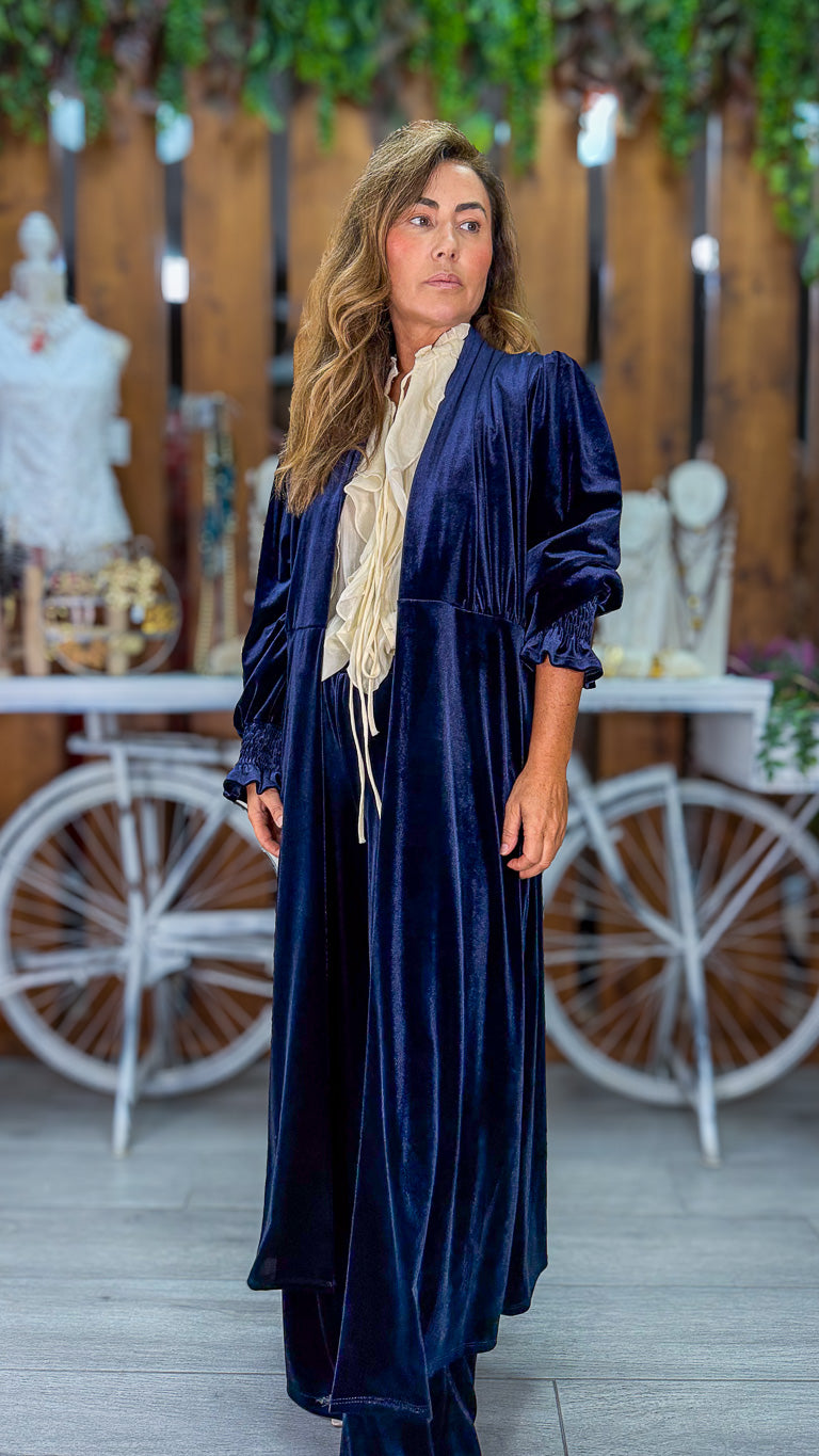 Kimono terciopelo autum