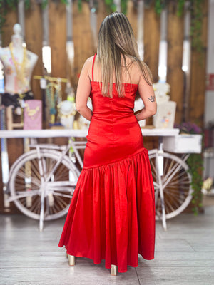Vestido Valeria rojo