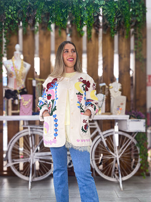 Chaqueta estampada spring