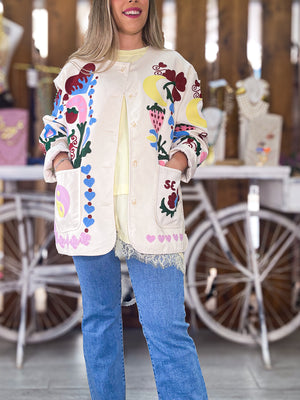 Chaqueta estampada spring