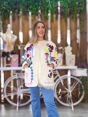 Chaqueta estampada spring