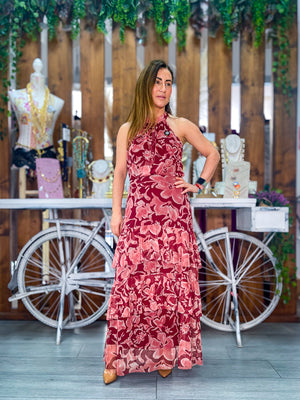 Conjunto gasa volante granate