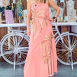 Cargar imagen en el visor de la galería, Vestido coral palmeras
