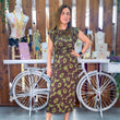 Cargar imagen en el visor de la galería, Vestido licra flores
