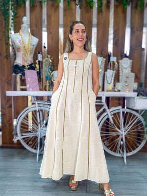 Vestido tirante vivos