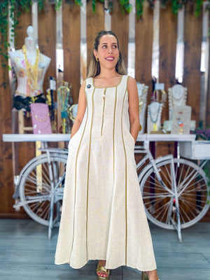 Vestido tirante vivos