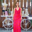Cargar imagen en el visor de la galería, Vestido rojo volantes
