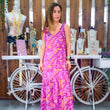 Cargar imagen en el visor de la galería, Vestido estampado buganvilla
