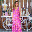 Cargar imagen en el visor de la galería, Vestido estampado buganvilla
