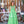 Vestido verde raya lazada