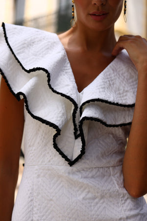 Vestido Lajas blanco